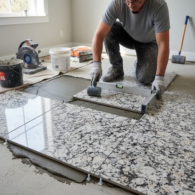 Granite Tile Installation in Wilmington, NC