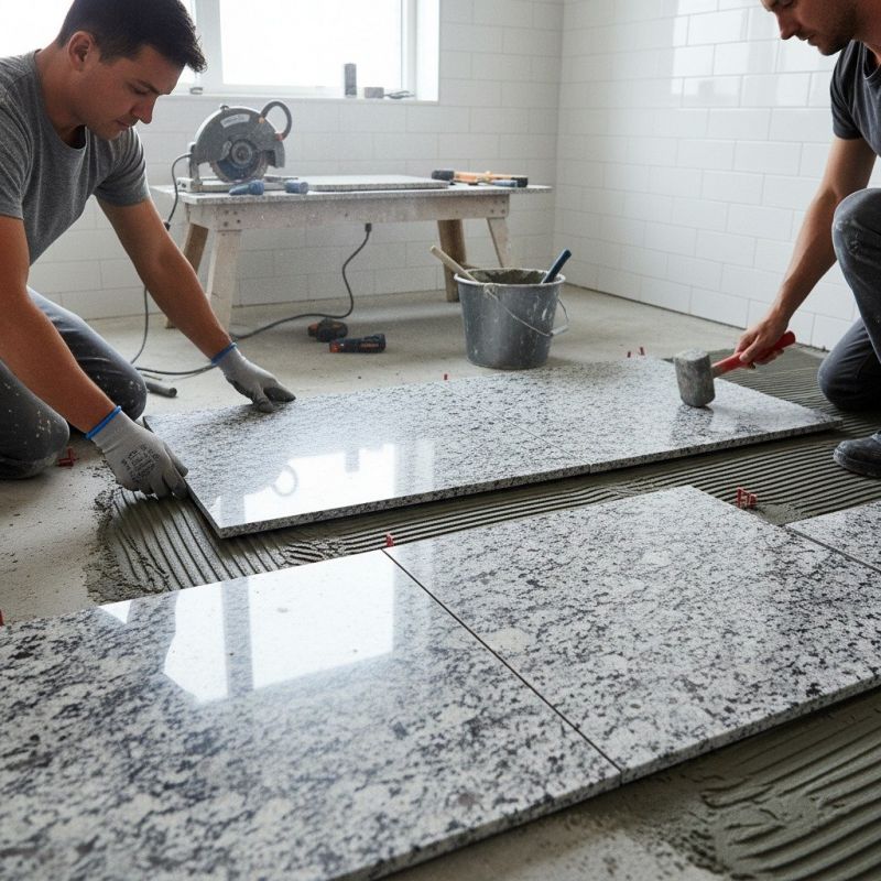 Granite Floor Installation in Alpharetta, GA