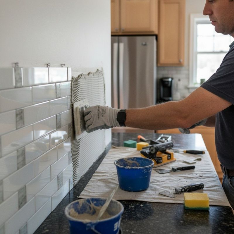 Mosaic Backsplash Installation in Wilmington, NC