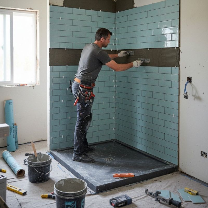 Shower Floor Tiling in Littleton, CO