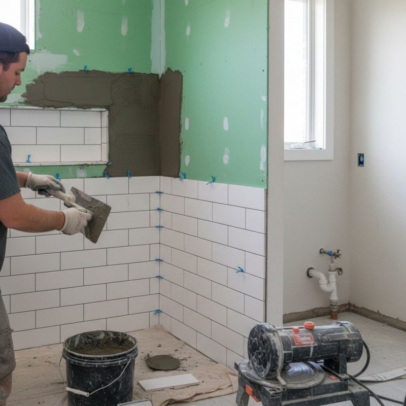 Tile Shower Floor Installation in Boise, ID